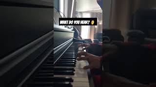 what do you hear 👂 piano fyp short [upl. by Notsgnik]