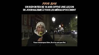 UN REPORTER DE 14 ANS MET EN PLS TOUS LES MÉDIAS DOMINANTS [upl. by Anthiathia]