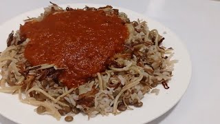 arabic food koshariቀለል ያለ የአረቦች ኮሸሪ አሠራር ይወዱታል [upl. by Dicks]