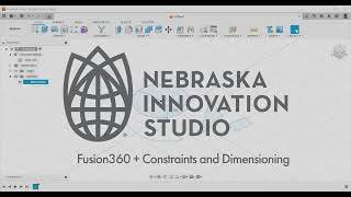 Autodesk Fusion 360 Tutorial  Constraints amp Dimensions [upl. by Cloris]