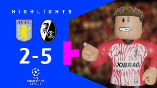 Aston Villa vs SC Freiburg Extended Highlights  UCL Group Stage GW 1  UEFA [upl. by Rowell629]