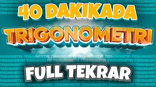 40 Dakikada Trigonometri Full Tekrar  Pdf öğrenmegarantili [upl. by Deland732]