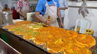 Bulk Dosa Making at Famous Anna Dosa  Indian Street Food [upl. by Yeliab952]