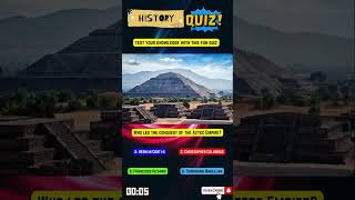 Who conquered the Aztec Empire ⚔️ virtualpubquiz sciencequiz triviachallenge quizblitz shorts [upl. by Enyawed]