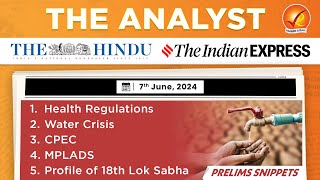 The Analyst 7th June 2024 Current Affairs Today  Vajiram and Ravi Daily Newspaper Analysis [upl. by Shanda]