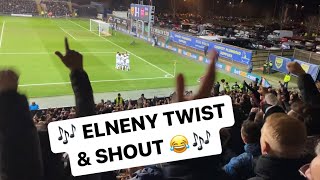 ELNENY GOAL  TWIST amp SHOUT SONG FOR 5 MINUTES 😂 Oxford United 03 Arsenal 090123 [upl. by Nawad87]