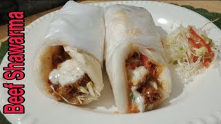 Beef Shawarma Recipe  How to make Shawarma at home [upl. by Lleynod242]