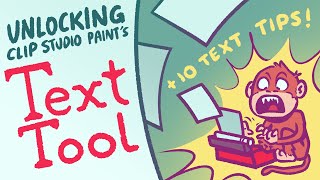 Unlocking Clip Studio Paints Text Tool [upl. by Allekim]