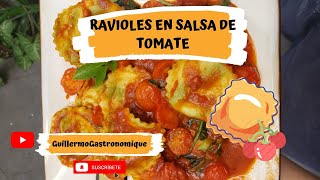 RAVIOLES EN SALSA DE TOMATE [upl. by Darleen]