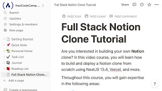 Build and Deploy Notion Clone – Full Stack Tutorial NextJS 13 DALL•E DrizzleORM OpenAI Vercel [upl. by Aneda]