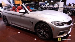 2016 BMW 435i Convertible  Exterior and Interior Walkaround  2016 Chicago Auto Show [upl. by Aret]