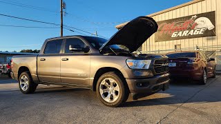 2021 RAM 1500 Borla ATAK Exhaust system before and after [upl. by Tiffanie]