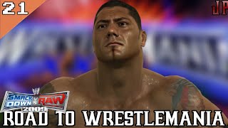 SmackDown Vs Raw 2009  Road To WrestleMania Part  21 Rey Mysterio amp Batista [upl. by Asilanna]