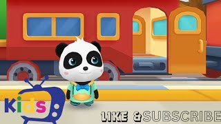 Super Panda and Super Train  Thomas Train  Nursery Rhymes  Kids Songs  Kids TV [upl. by Nnylirej]