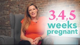 3 4 5 Weeks Pregnant  Ovia Pregnancy [upl. by Oinafipe]