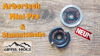 Arbortech Mini Pro und Diamantscheibe  Vorstellung Test und Erfahrung [upl. by Jaclin181]