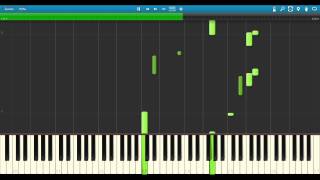 Joe Hisaishi  Innocent Laputa Castle In The Sky Piano Cover HD Synthesia Tutorial [upl. by Shorter]