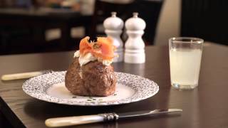 McCain Authentic Oven Baked Jacket Potatoes  Perfect Serve Cooking Guide [upl. by Leno]