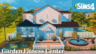 Garden Fitness Center  Sims 4 Stop Motion No CC [upl. by Drogin]