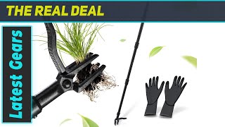 Weed Puller Set with Gardening Gloves  Best Tool for Effortless Weed Removal [upl. by Nonregla]