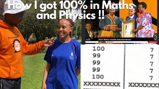 How I got 100 in Maths and Physics 7 distinctions [upl. by Jefferey]