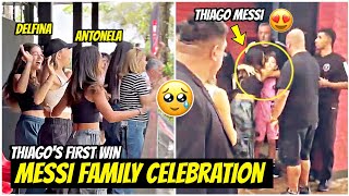 😍Thiago Messi First Win Sparks an Emotional Celebration from Antonella at Newells Cup [upl. by Chelsey901]