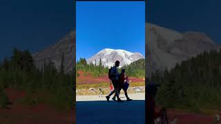 Fall colors at Mt Rainier  Paradise iphone13pro timelapse [upl. by Barnabas773]