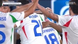 Giacomo Raspadori Goal Francia vs Italia 13 Tutti i Goal e Highlights Estesi [upl. by Nottage159]