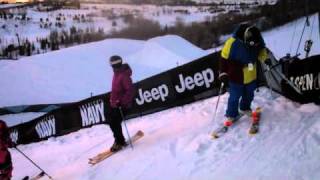 Winter X Games 15  Top of the Halfpipe from Jen Hudaks Perspective [upl. by Ruthie]