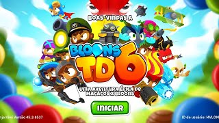 Jogando Bloons TD 6 [upl. by Ellennej]