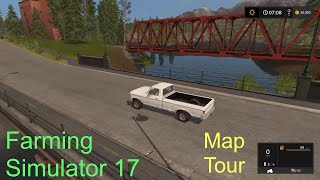 Farming Simulator 17  Touring Goldcrest Valley Map [upl. by Laehcim]