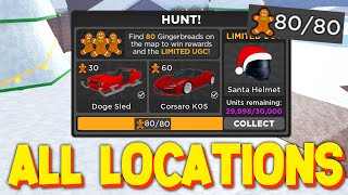 HOW TO FIND ALL 80 GINGERBREADS LOCATIONS in CAR DEALERSHIP TYCOON ROBLOX GINGERBREADS HUNT [upl. by Anne-Corinne]