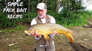 Simple Pack Bait Recipe for Carp Fishing [upl. by Judith329]