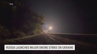 Russia launches major missile and drone attack targeting Ukraines infrastructure [upl. by Inot871]