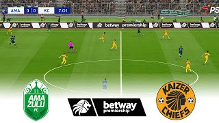 🔴AMAZULU vs KAIZER CHIEFS ⚽ BETWAY PREMIERSHIP 2324 MATCH DAY 2 ⚽ Football Gameplay HD [upl. by Hcahsem]