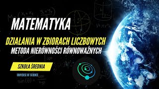 MATEMATYKA Rozwiązywanie nierówności  metoda nierówności równoważnych [upl. by Ahsinhoj128]