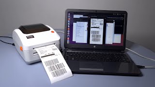 Impresora de Etiquetas Térmica Ribetec para Linux Tutorial de Instalación y Configuración USB y RED [upl. by Anieral]