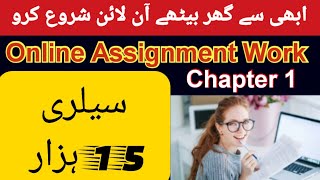 Online Assignment Work  Chapter1  Salary 15K trending viralvideo foryou [upl. by Lamoree]