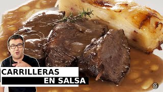 Una receta de carne tierna y jugosa Carrilleras guisadas de Bruno Oteiza [upl. by Gretal]