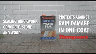 Thompsons One Coat Water Seal [upl. by Eastlake]