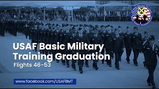 USAF Basic Military Training Graduation Ceremony Flights 4653  December 14 2023 [upl. by Aisatsana356]