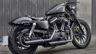 Harley Davidson Iron 883 Custom amp Exhaust sound [upl. by Vastah131]