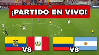 ECUADOR vs PERÚ EN VIVO 🔴ELIMINATORIAS MUNDIAL 2026 [upl. by Eihs472]