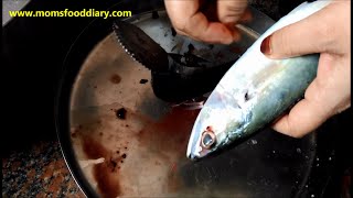 Bangda Fish How to Cut Clean amp Wash Fish Indian Mackerel Kitchen Ideas [upl. by Anoif]