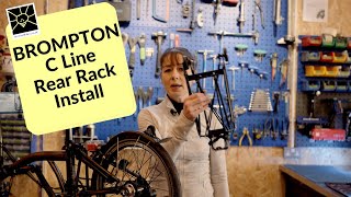 Brompton C Line Rack Installation [upl. by Sluiter452]