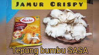 Jamur Crispy Tepung Bumbu Sasa  Jamur Goreng mashroom [upl. by Lellih]