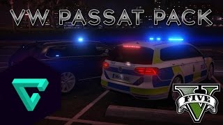 GTA V  Swedish VW Passat Pack [upl. by Acimehs972]