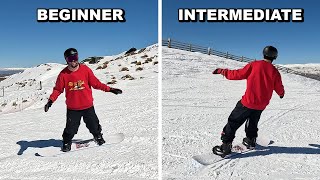 Beginner to Intermediate Snowboarder Progression [upl. by Gusti459]