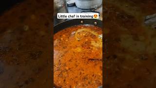 Part 1 Mama ne shuru ki little chef ki training😄 mamabhanji smiradongare cooking [upl. by Yddet]