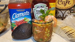 How to make Authentic Mexican Shrimp Cocktail  Simple Recipe [upl. by Acey]